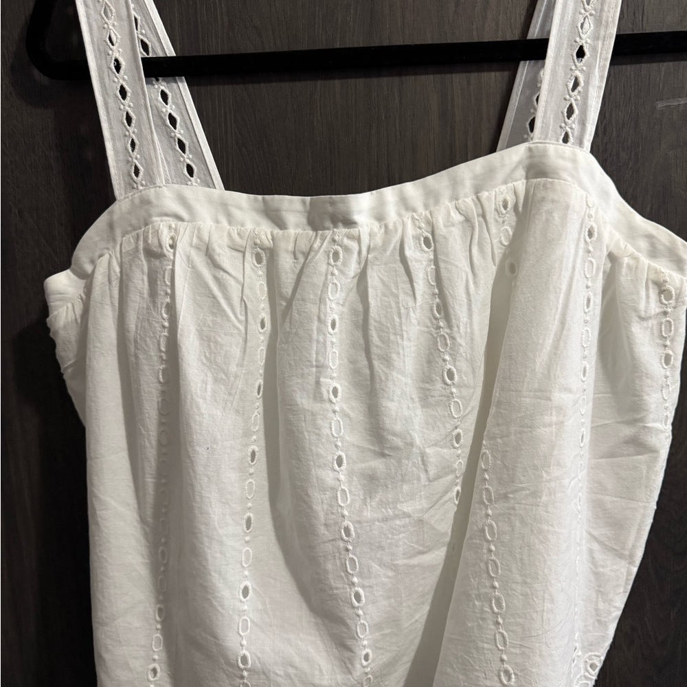 Maurices Ivory Eyelet Detail Top